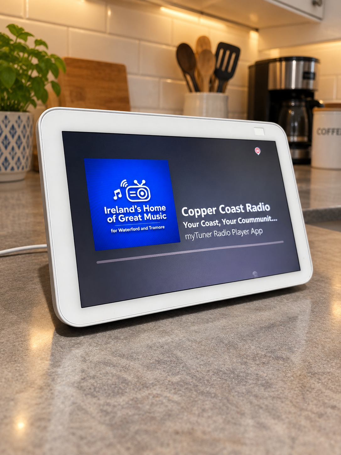 "Alexa open my tuner radio" than "play Copper Coast Radio"